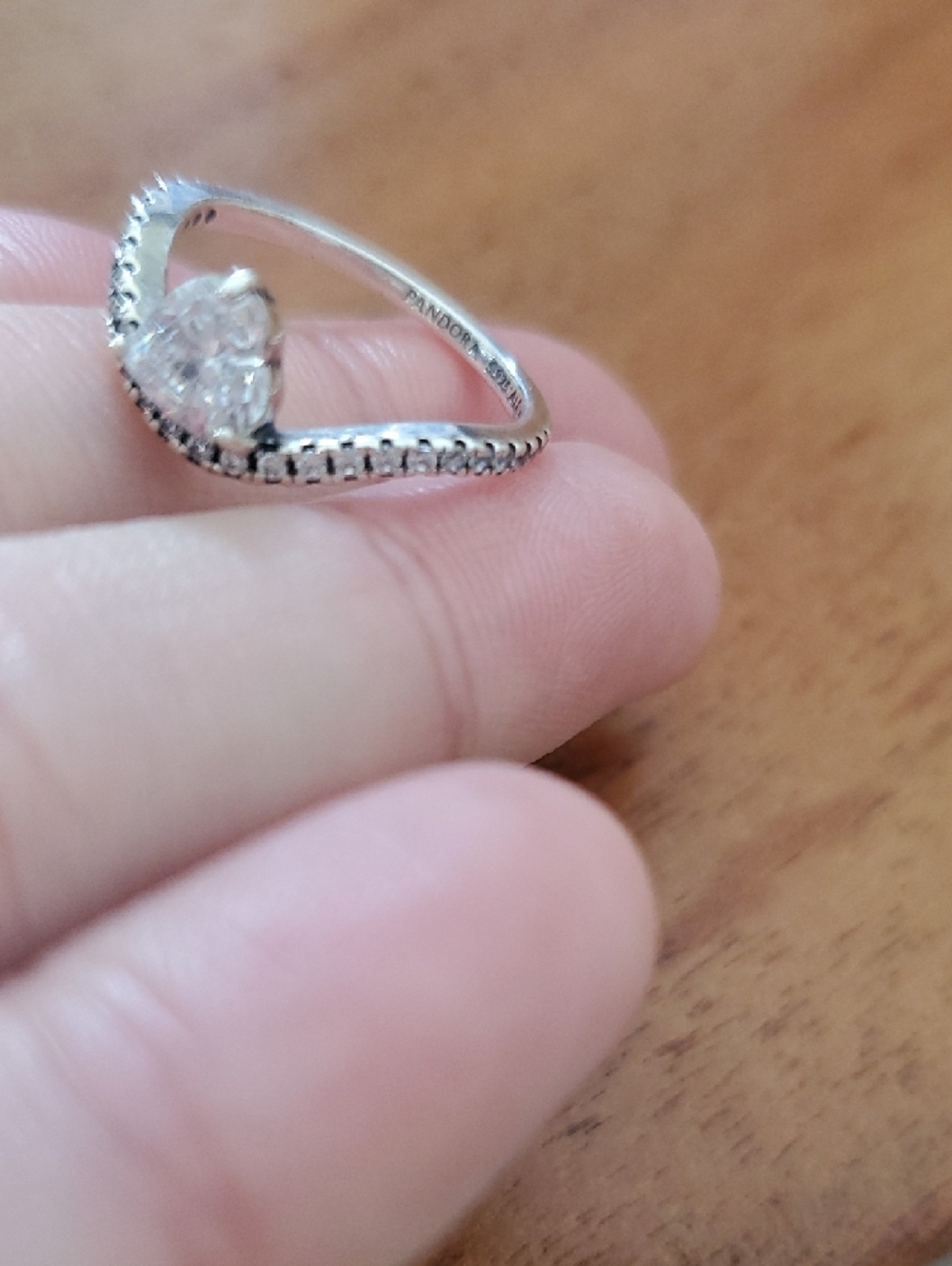 Pandora Heart Ring Size 6 - Picture 4 of 5